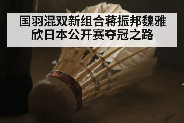 国羽混双新组合蒋振邦魏雅欣日本公开赛夺冠之路